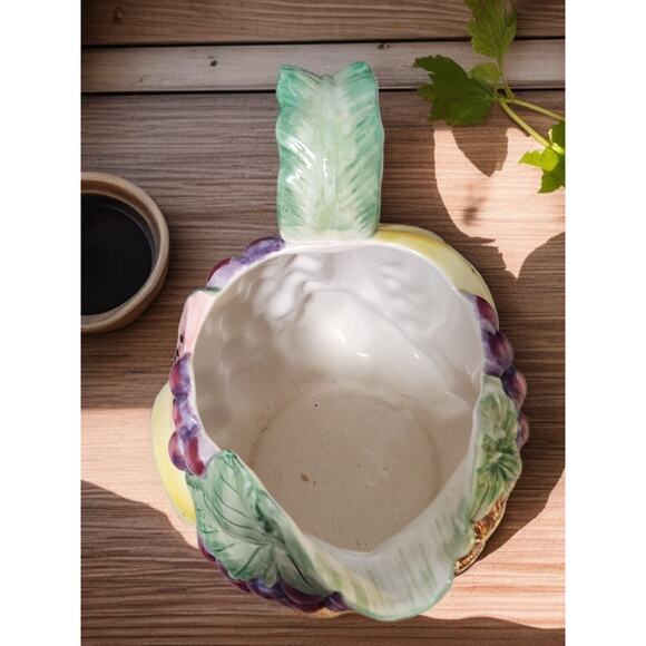 Fitz and Floyd Calypso Collection Pitcher 1.5qt Earthenware Handpainted 1988 EUC - Picture 6 of 7